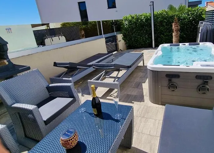 Bartol Luxury Krk Croatia, With Own Hot Tub - Whirlpool * Krk Town