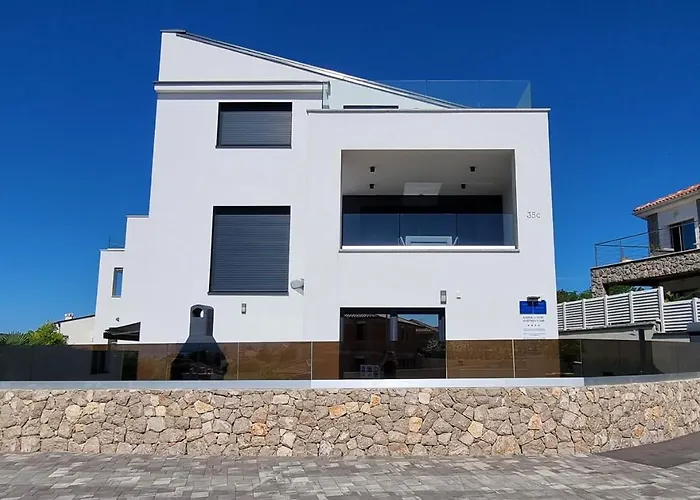 Bartol Luxury Krk Croatia, With Own Hot Tub - Whirlpool Krk Town